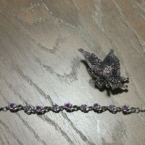 Lavender Jewelry Set